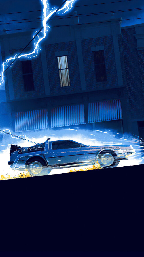 back to the future wc 2160x3840