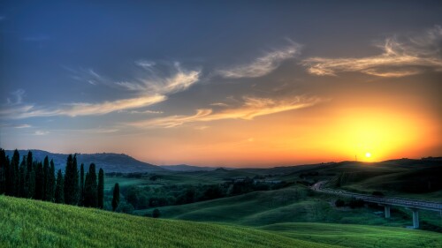 tuscany sunset 5120x3200 13262